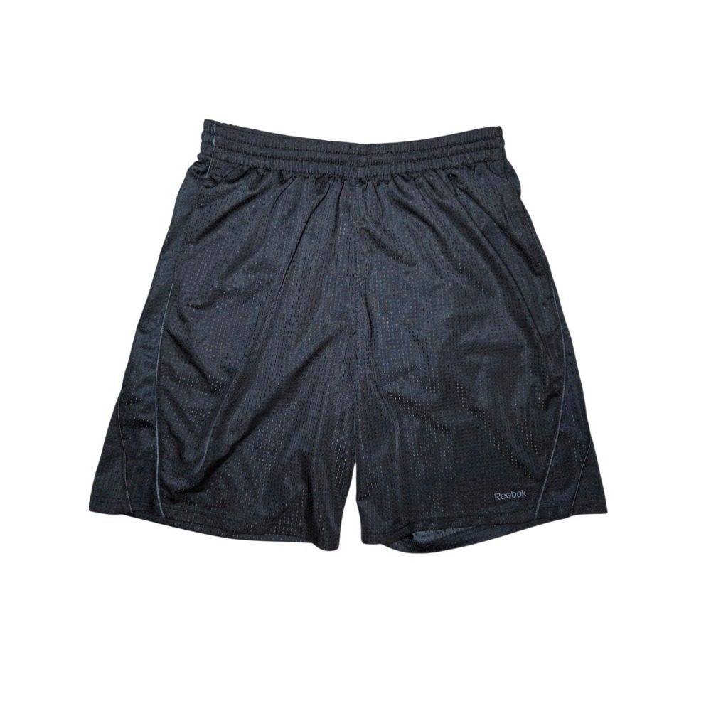 Reebok Men's Black Basketball Shorts W Pockets‎ 9" Inseam S/M